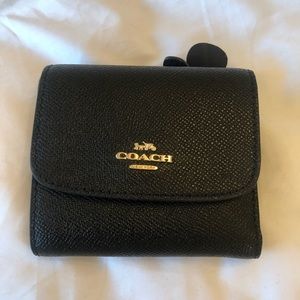 Black Leather Coach Wallet